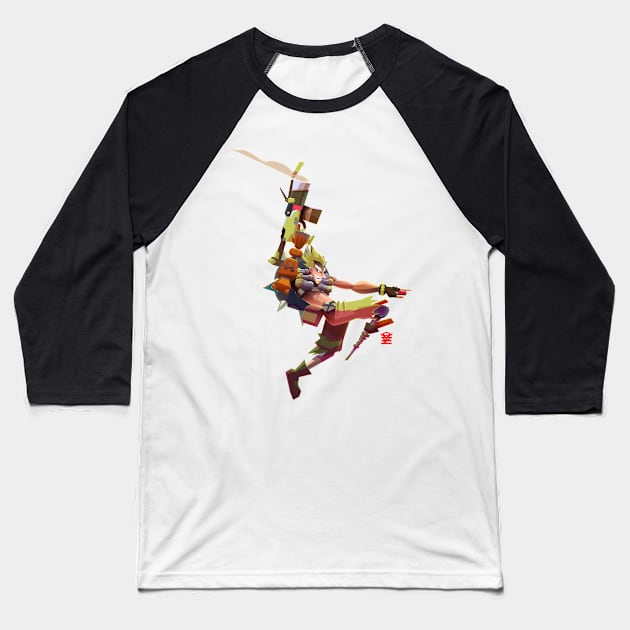 OW Junkrat Baseball T-Shirt by JesusArtwork